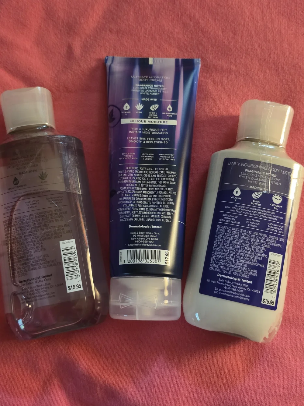 Bath & Body Works Secret Wonderland 3 Pack Bundle- White